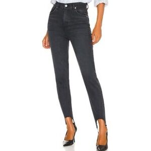 Citizens of Humanity Valerie High Rise Stirrup Skinny Jeans Black 26 EUC